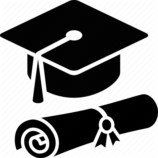 512x512 Academia, Cap, Diploma, Education, Graduate, Graduation, School Icon