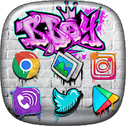 180x180 Graffiti Icon Pack Changer For Android