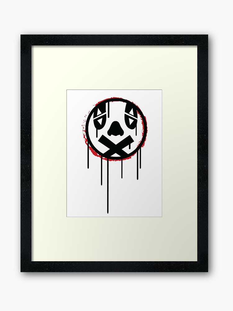 750x1000 Akira Clown Graffiti Icon Framed Art Print