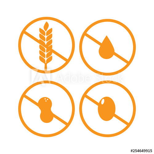 500x500 Gluten Free Label Vector Wheat Gluten Free Gran
