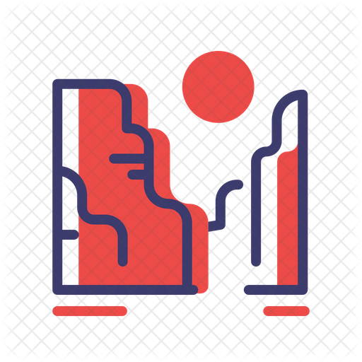 512x512 Grand Canyon Icon Of Dualtone Style