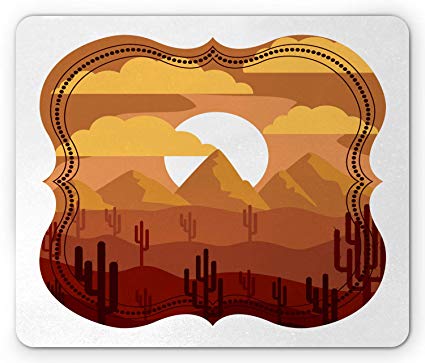 425x363 Lunarable Wilderness Mouse Pad, Desert Grand Canyon