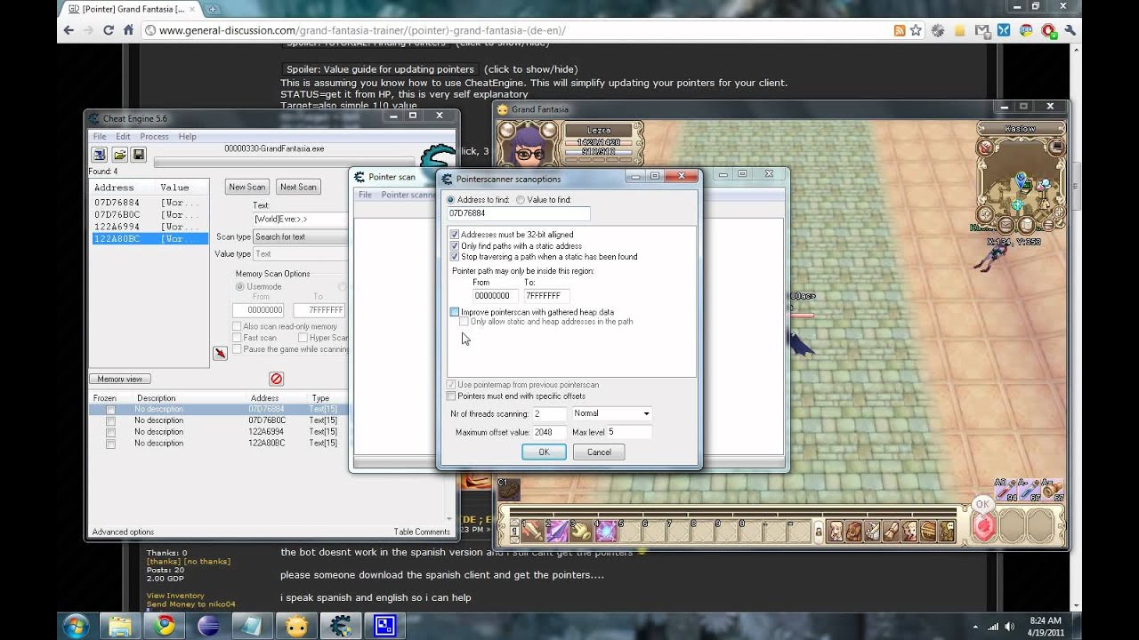 1280x720 Pointers Guide