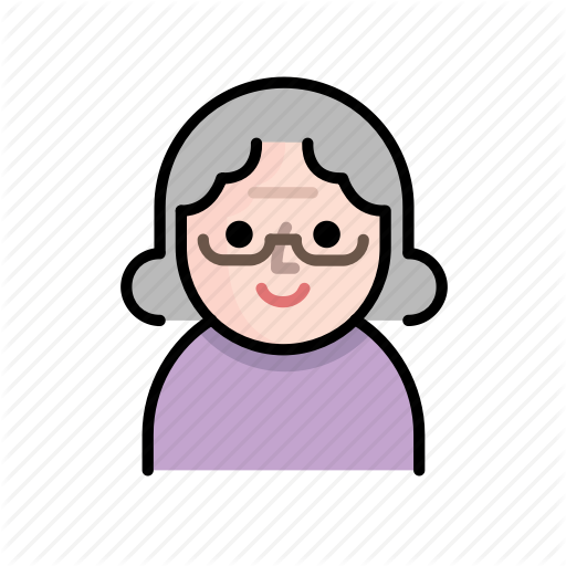 512x512 Family, Grandma, Member, Old, Old People, Senior, User Icon