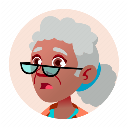 512x512 African, Avatar, Grandmother, Old, People, Woman Icon