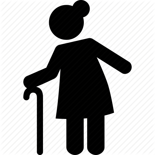 512x512 Female, Grandma, Grandmother, Lady, Old, Woman Icon