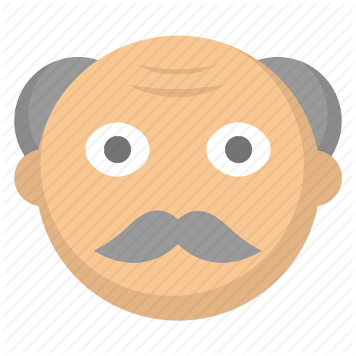 512x512 Grandfather, Grandpa, Grey, Hair, Man, Old, Person Icon