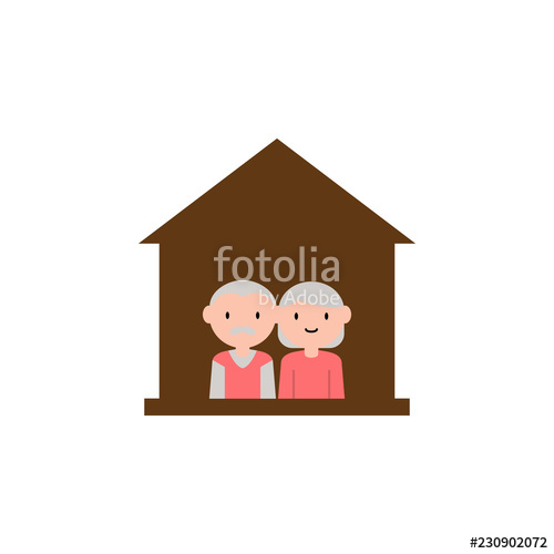 500x500 Home, Grandparents Cartoon Icon Element Of Family Cartoon Icon