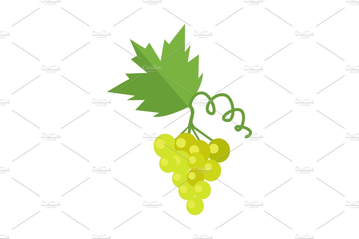 1160x772 Set Of Bunch Of Wine Grape
