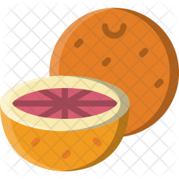 256x256 Grapefruit Icon Of Flat Style