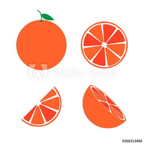 500x500 Grapefruit Icon Symbol Set Vector