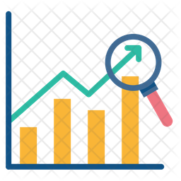 256x256 Financial, Year, Sales, Analytics, Examine, Chart, Graph Icon