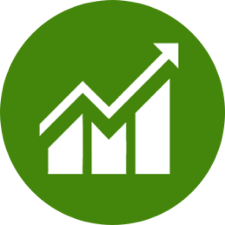 225x225 Graph Icon Green