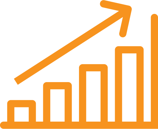 512x418 Asset, Bar Graph, Chart, Graph, Hike, Inflation Icon