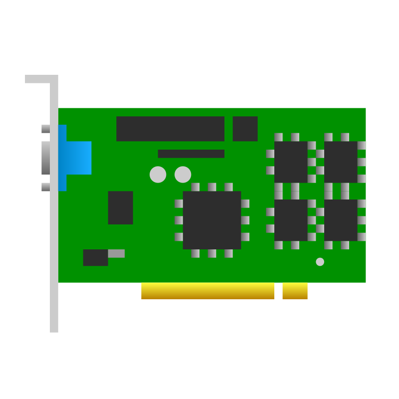 Free Clipart Pci Video Card Icon 800x800 Free Clipart Pci Video Card Icon