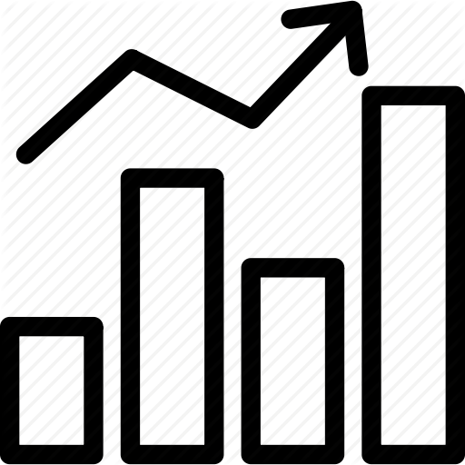 512x512 Chart, Graph, Graphical Record, Increasing Graph, Progress, Ups