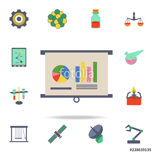 500x500 Colored Graphical Indicators On The Presentation Icon Detailed