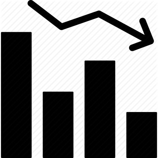 512x512 Chart, Decreasing Graph, Graph, Graphical Record, Regress, Ups