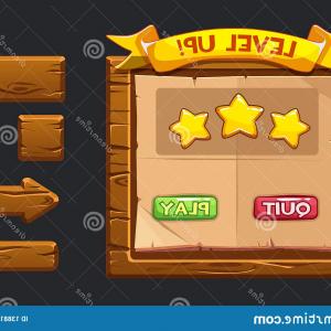 300x300 Game Ui Kit Template Wooden Menu Graphical User Interface Gui