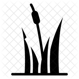 256x256 Grass Icon Of Glyph Style