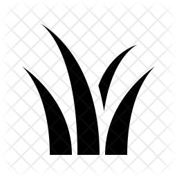 256x256 Grass Icon Of Line Style