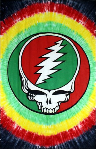 332x517 Grateful Dead Reggae Reverse Icon Tapestry