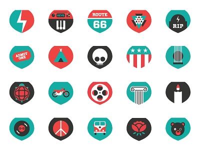 400x300 Illustration Grateful Dead Icons Designspiration Posters