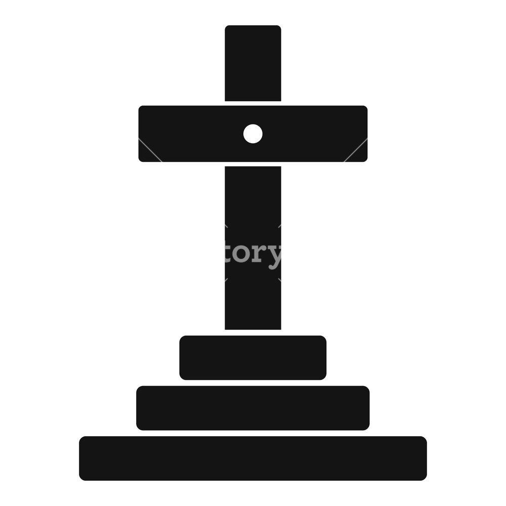1000x1000 Grave Icon Simple Illustration Of Grave Vector Icon For Web