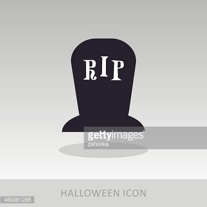 416x416 Halloween Grave Icon Stock Vectors