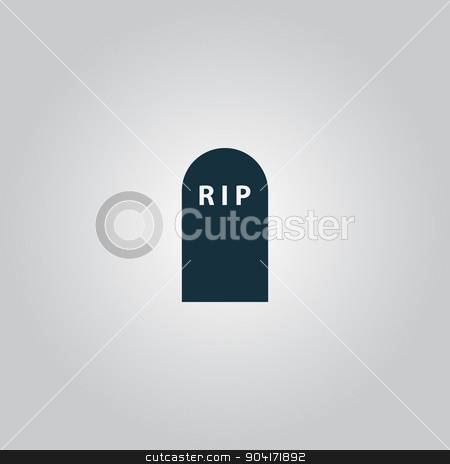 450x464 Grave Icon Stock Vector