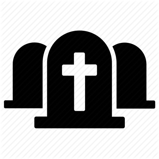 512x512 Cemetery, Death, Grave Icon