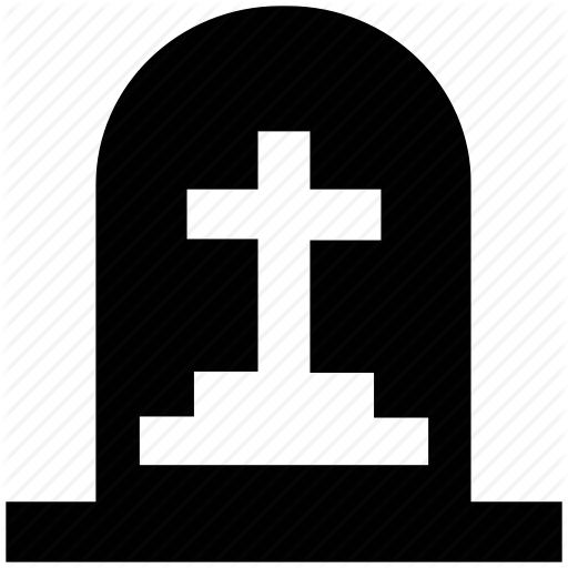 512x512 Christian Grave, Grave, Graveyard, Headstone, Rip, Tomb Icon
