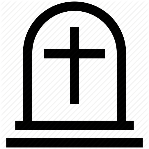 512x512 Grave, Gravestone, Graveyard, Holy Cross, Tombstone Icon