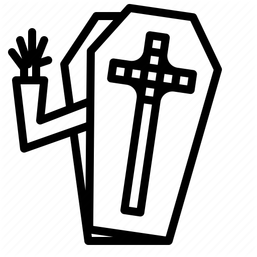 512x512 Casket, Coffin, Death, Funeral, Graveyard Icon