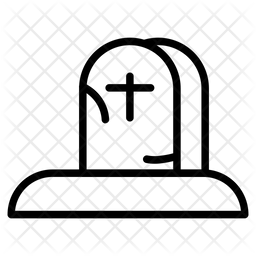 256x256 Graveyard Icon Of Line Style