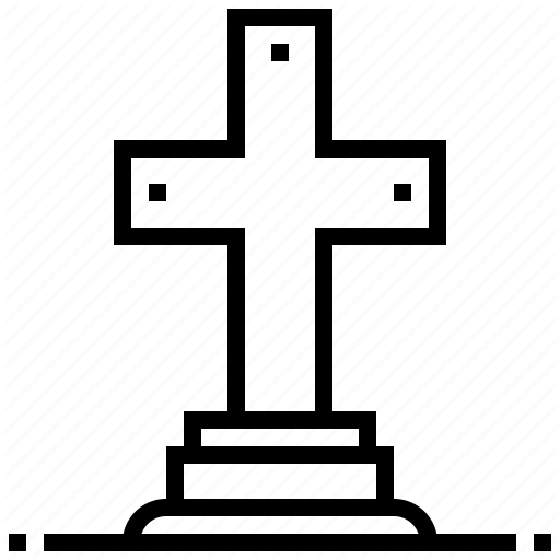 512x512 Catacomb, Cemetery, Christian, Cross, Graveyard Icon