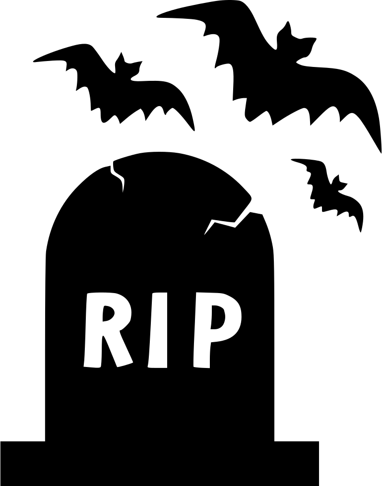 770x980 Halloween Rip Grave Bats Night Graveyard Png Icon Free