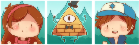Gravity Falls Icon 460x150 Gravity Falls Icon