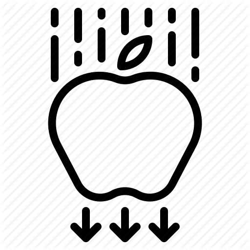Apple, Falling, Force, Gravity, Physics Icon 512x512 Apple, Falling, Force, Gravity, Physics Icon