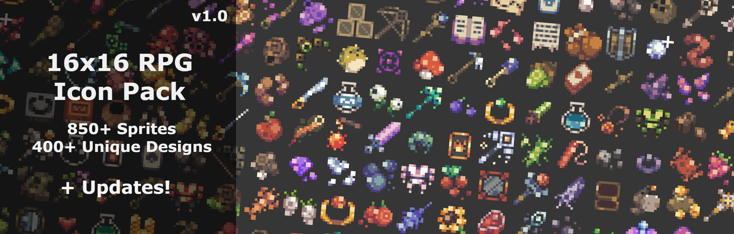 Huge Rpg Icon Pack Released! 2460x784 Huge Rpg Icon Pack Released!