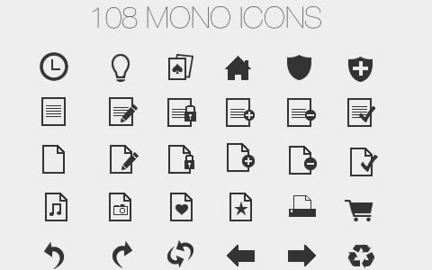 Gray Icon Set Images 480x300 Gray Icon Set Images