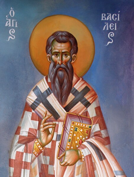 453x600 St Basil The Great Icon Icon Iii
