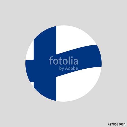 500x500 Greece Circle Flag Icon Waving Greek Badge Vector Illustration