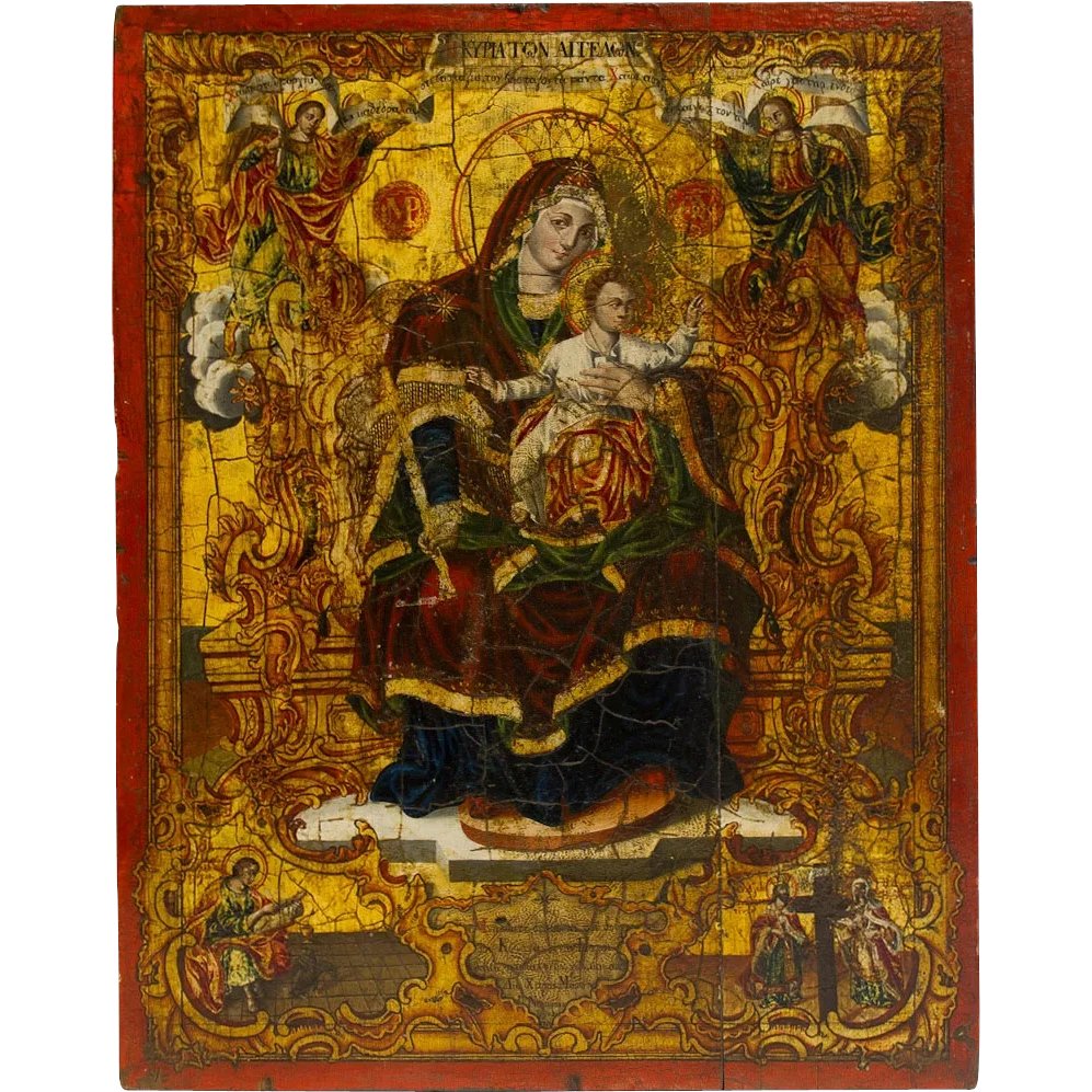 997x997 A Greek Icon Of Mother Of God Artvkg Inc Ruby Lane