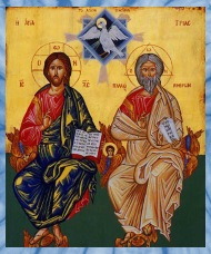 190x228 Dragon Shirts God Father And Son Orthodox Russsion Greek Icon