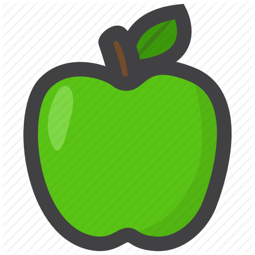 512x512 Food, Fruit, Green Apple Icon