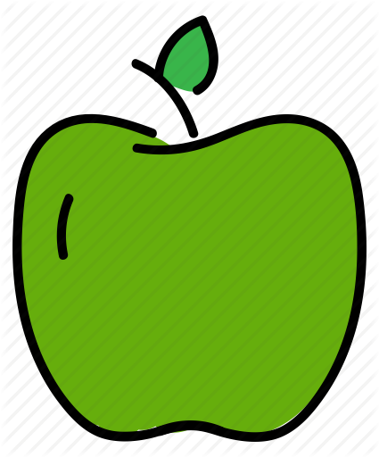 425x512 Apple, Color, Food, Fruit, Green Apple, Healthy Icon