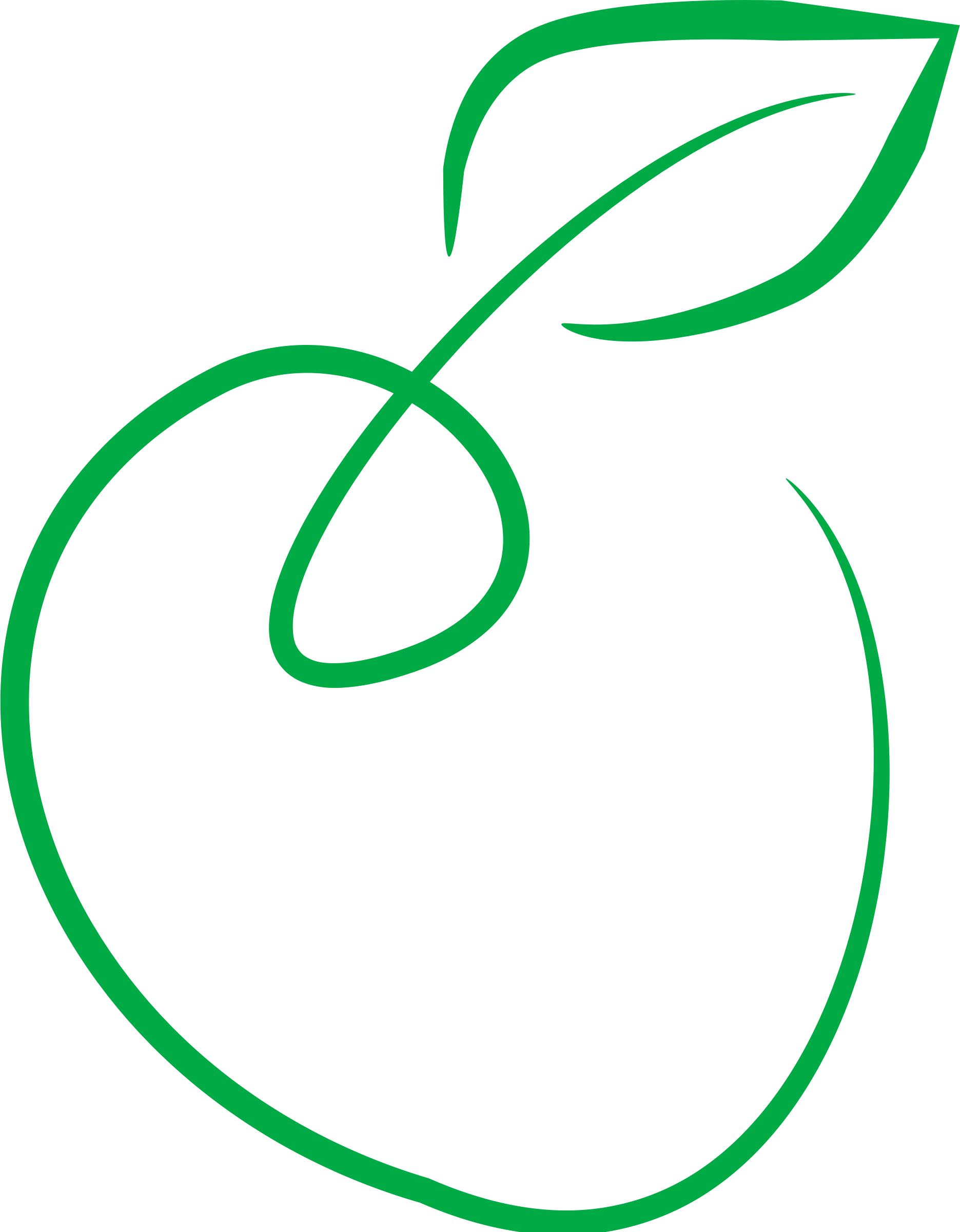 1871x2400 Green Apple Icons Png
