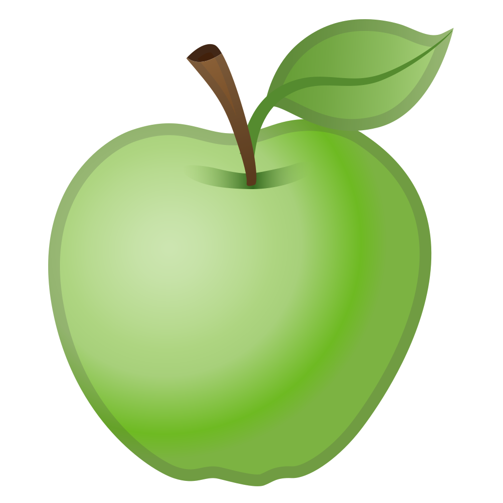 1024x1024 Green Apple Icon Noto Emoji Food Drink Iconset Google