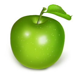256x256 Green Apple Icon Iconshow